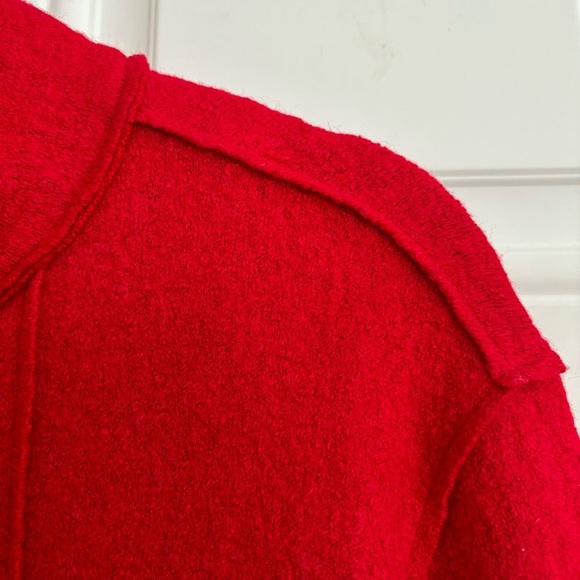 Coldwater Creek Red Wool Blend Jacket, Size Medium - Picture 8 of 13
